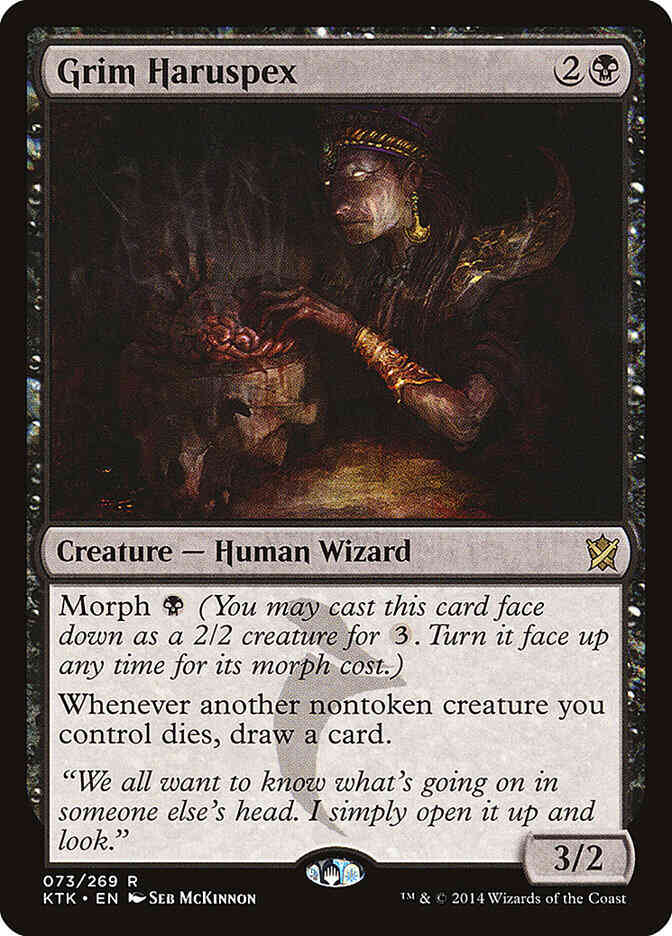 Grim Haruspex [73] [Khans Of Tarkir] [Non-Foil]