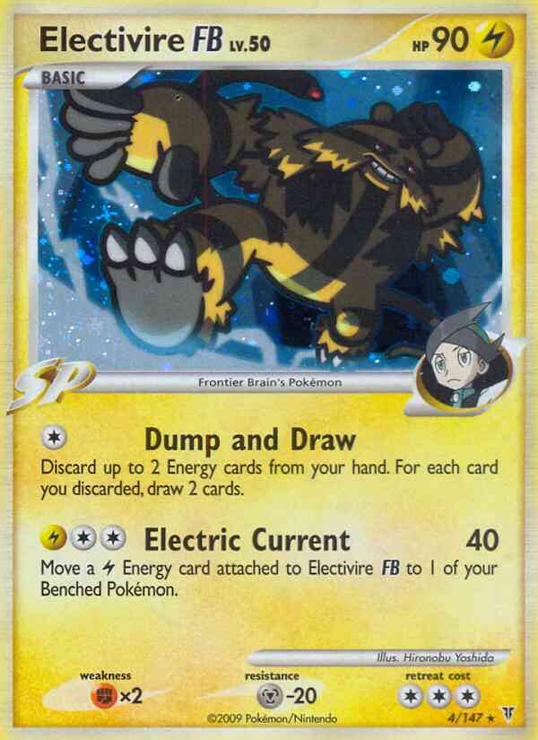 Electivire FB - 4/147 - Rare Holo [pl3-4] [Holo]