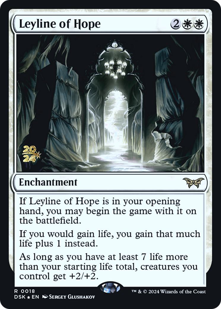 Leyline of Hope [18s] [Prerelease] [Duskmourn: House of Horror: Promos] [Foil]