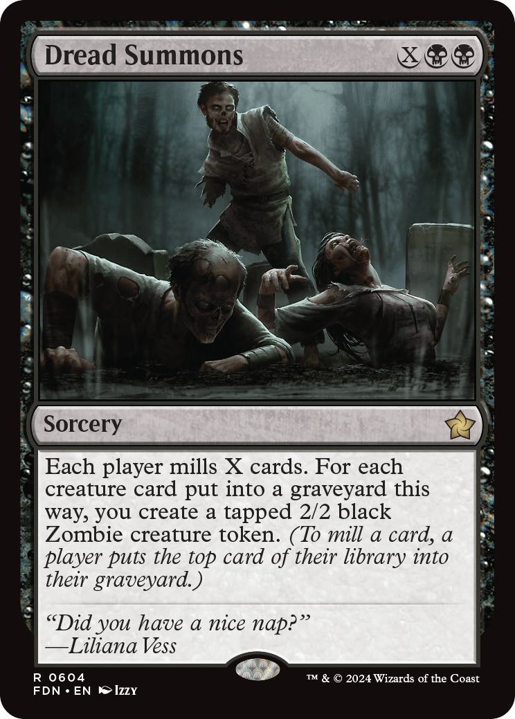 Dread Summons [604] [Foundations] [Non-Foil]