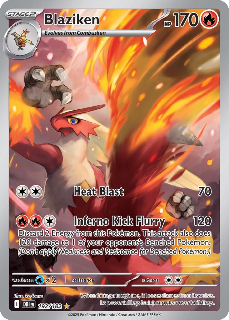 Blaziken - 192/182 - Illustration Rare [sv10-192] [Ultra]