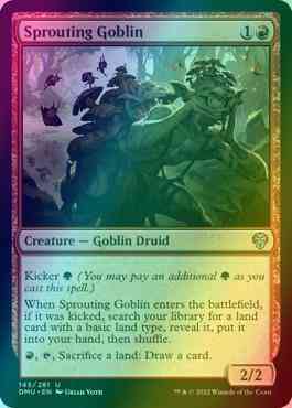 Sprouting Goblin [145] [Dominaria United] [Foil]