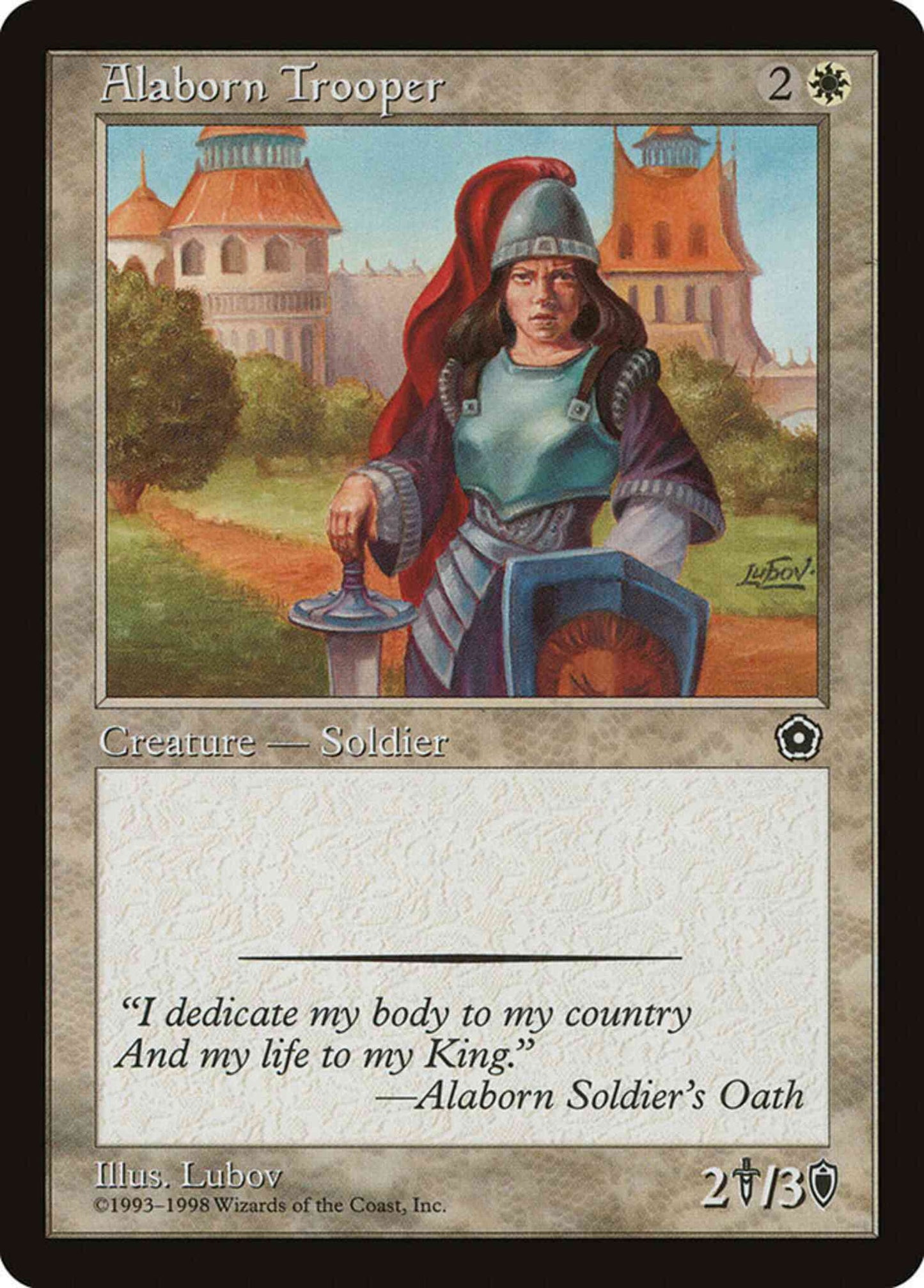 Alaborn Trooper [4] [Portal Second Age] [Non-Foil]