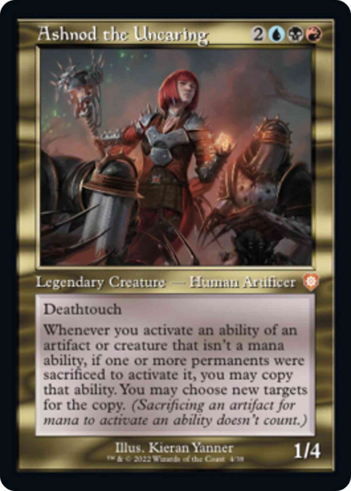 Ashnod the Uncaring [4] [Retro Frame] [The Brothers' War: Commander] [Non-Foil]