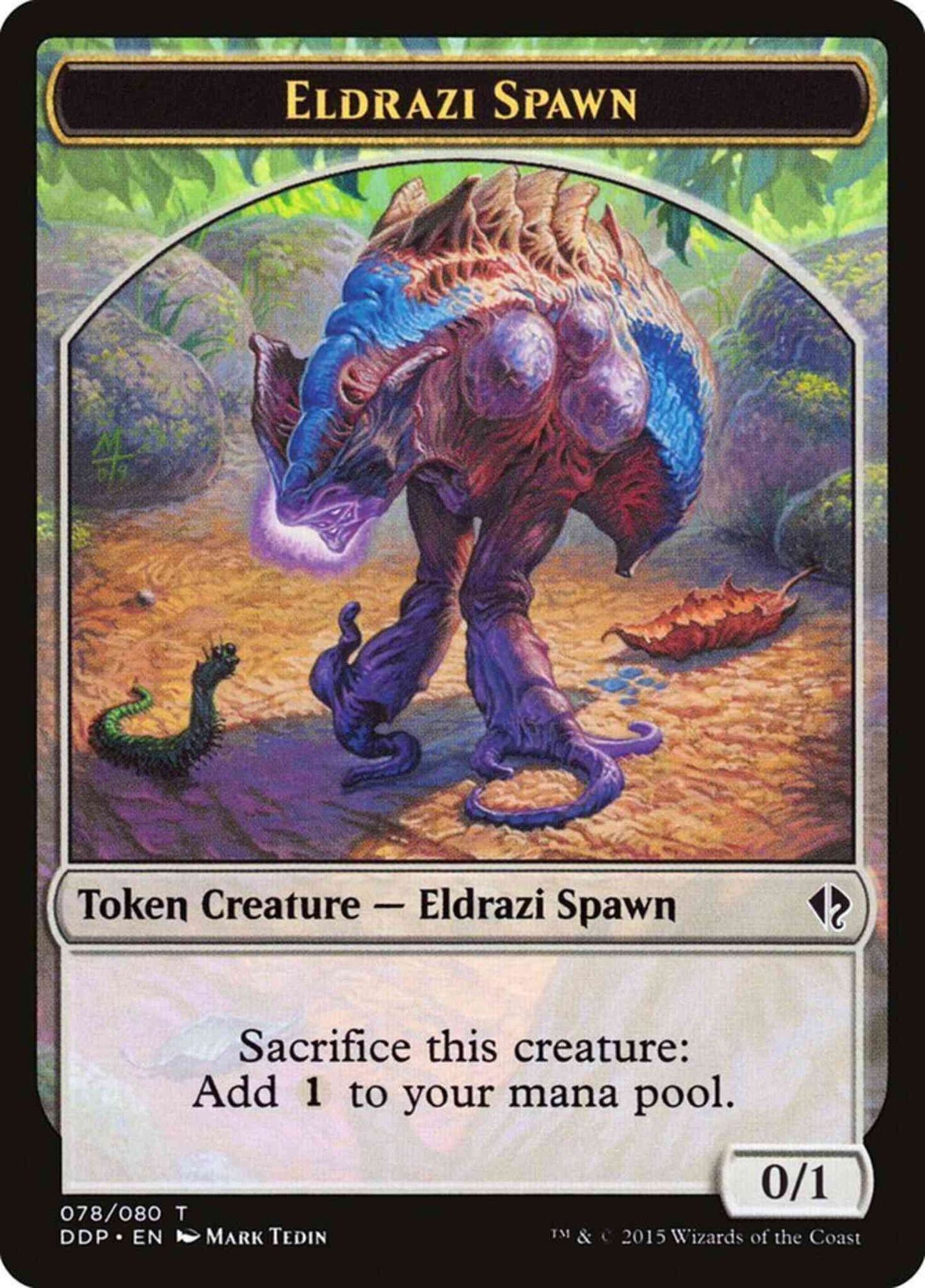 Eldrazi Spawn Token [78] [Duel Decks: Zendikar vs. Eldrazi] [Non-Foil]