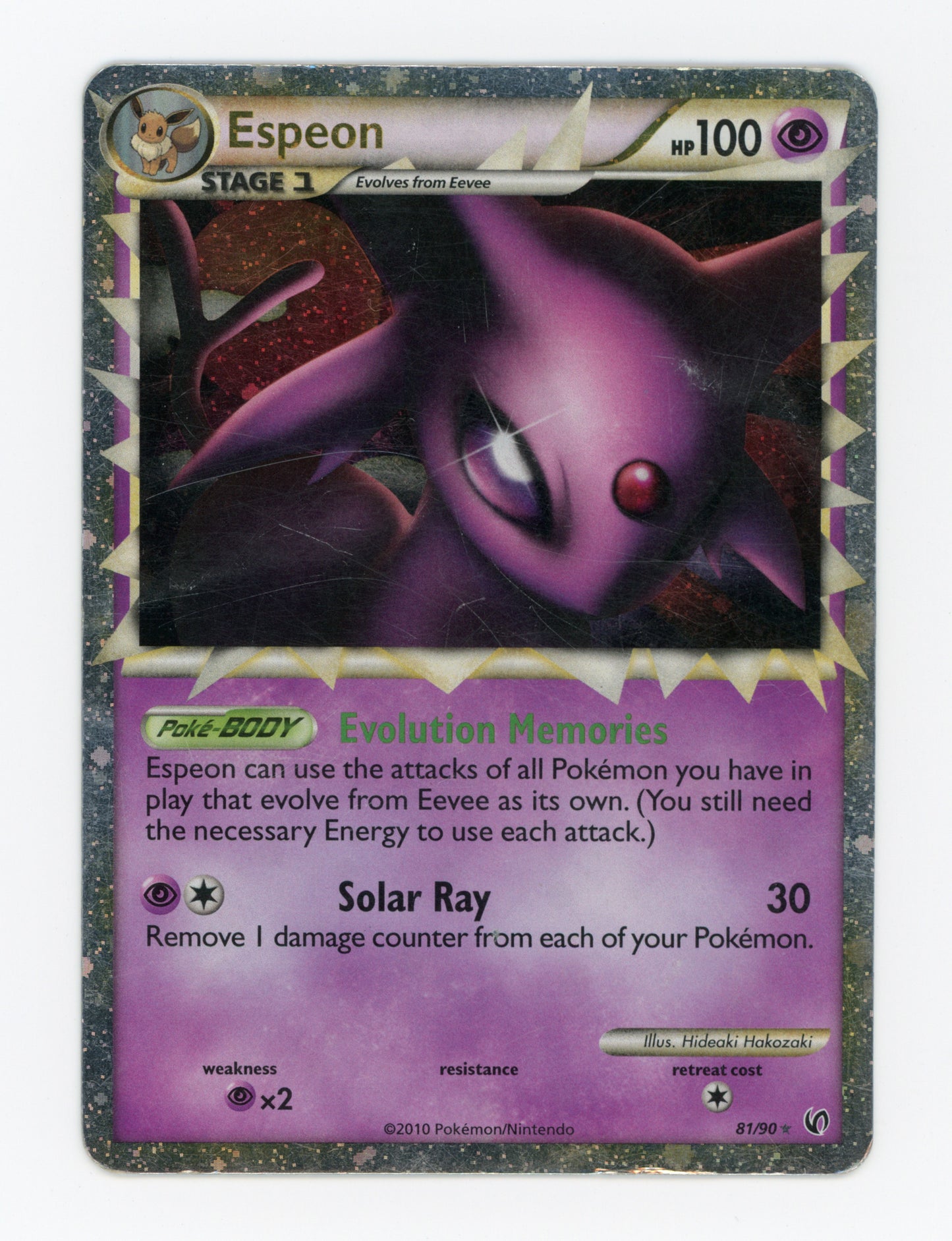 Espeon — Damaged|Rare Prime — ID 18950