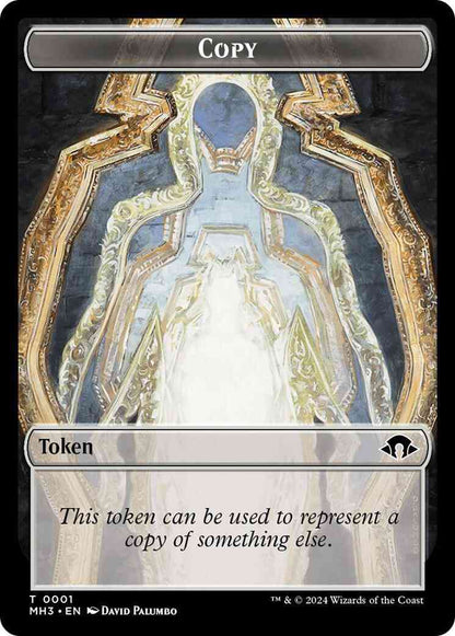 Copy Token (01) // Treasure Token (45) [Modern Horizons 3: Tokens] [Non-Foil/Ripple Foil]