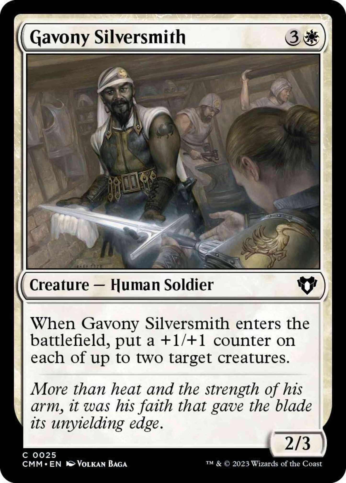 Gavony Silversmith [25] [Commander Masters] [Non-Foil]