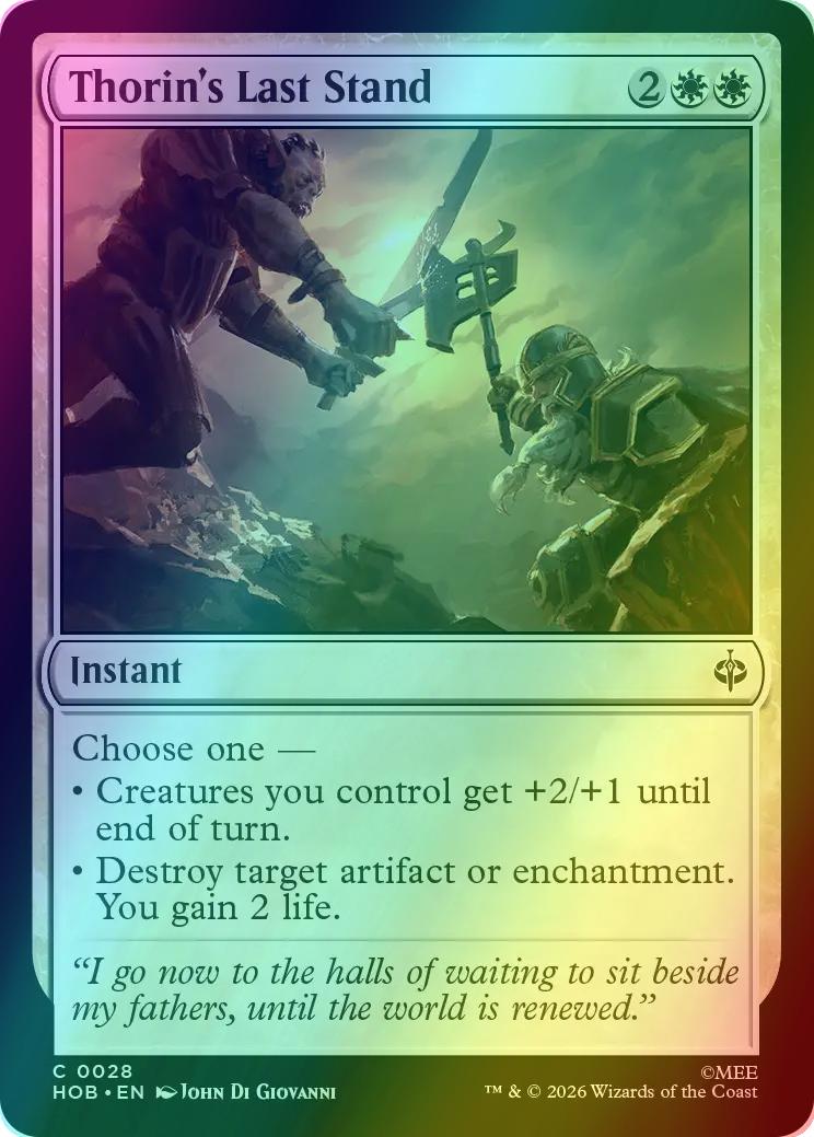 Thorin's Last Stand [28] [The Hobbit] [Foil]