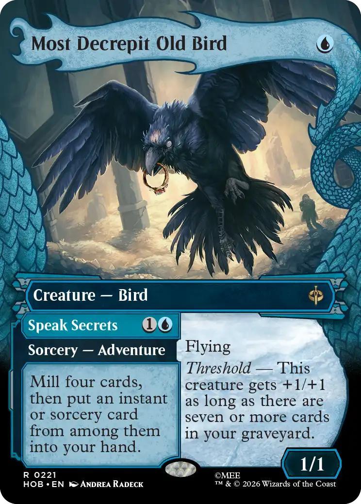Most Decrepit Old Bird [221] [Borderless] [Dragon Hoard] [The Hobbit] [Non-Foil]