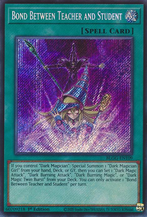 Bond Between Teacher and Student - BLGG-EN109 - Secret Rare - 1st Edition