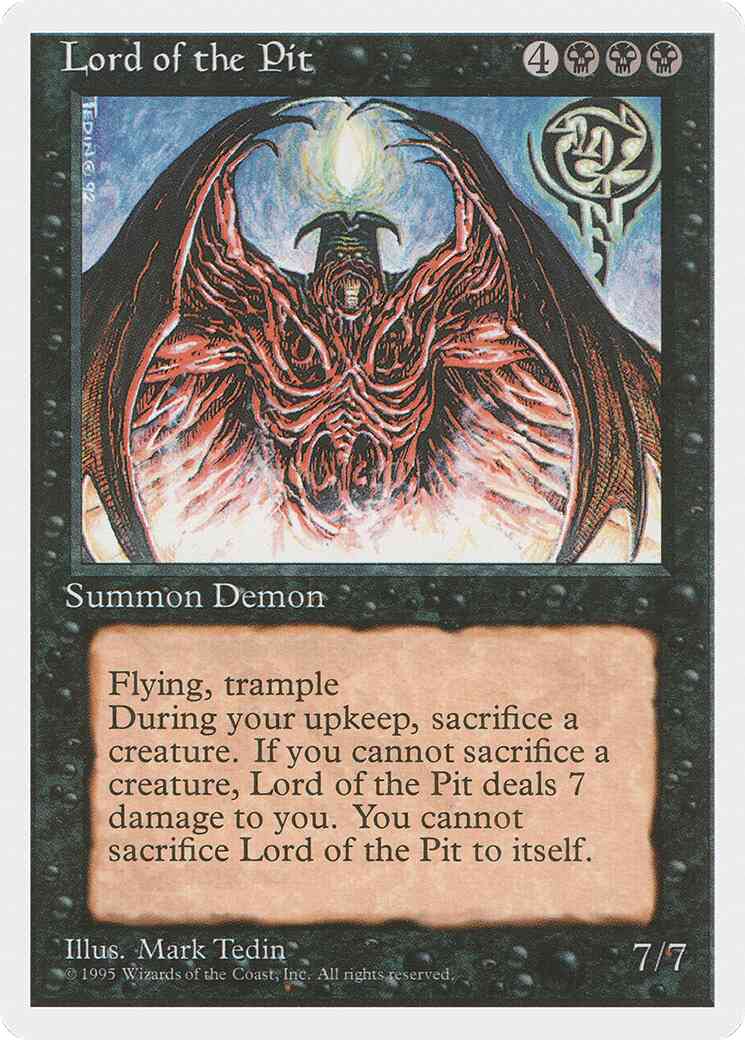 Lord of the Pit [144] [Fourth Edition] [Non-Foil]