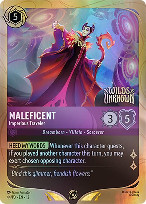 Maleficent - Imperious Traveler - 44/P3 [Disney Lorcana Promo Cards] [Holofoil]