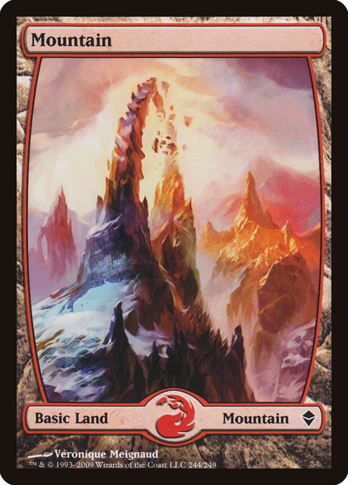 Mountain [244] [Full Art] [Zendikar] [Non-Foil]