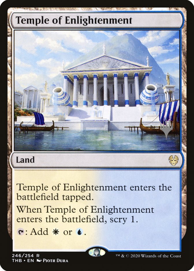 Temple of Enlightenment [246p] [Promo Pack] [Theros Beyond Death Promos] [Foil]