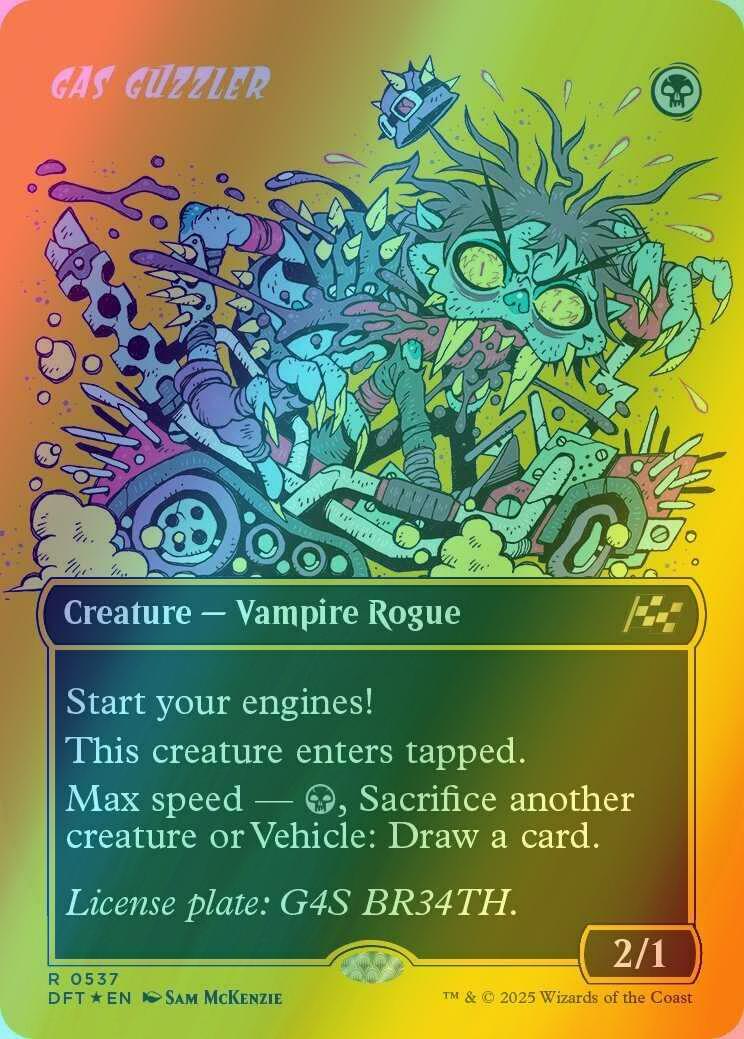 Gas Guzzler [537] [Borderless] [Rude Rider] [Aetherdrift] [First-place Foil]