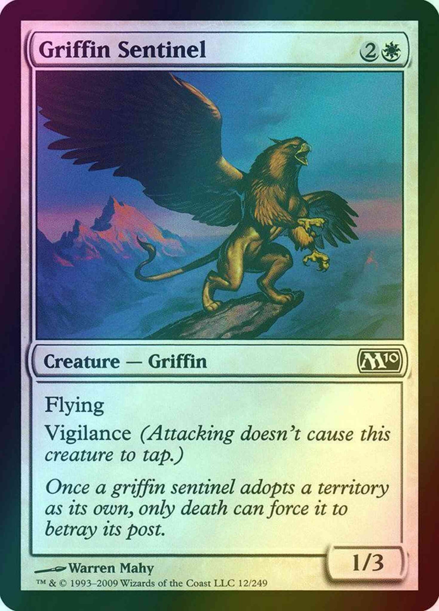 Griffin Sentinel [12] [Magic 2010] [Foil]