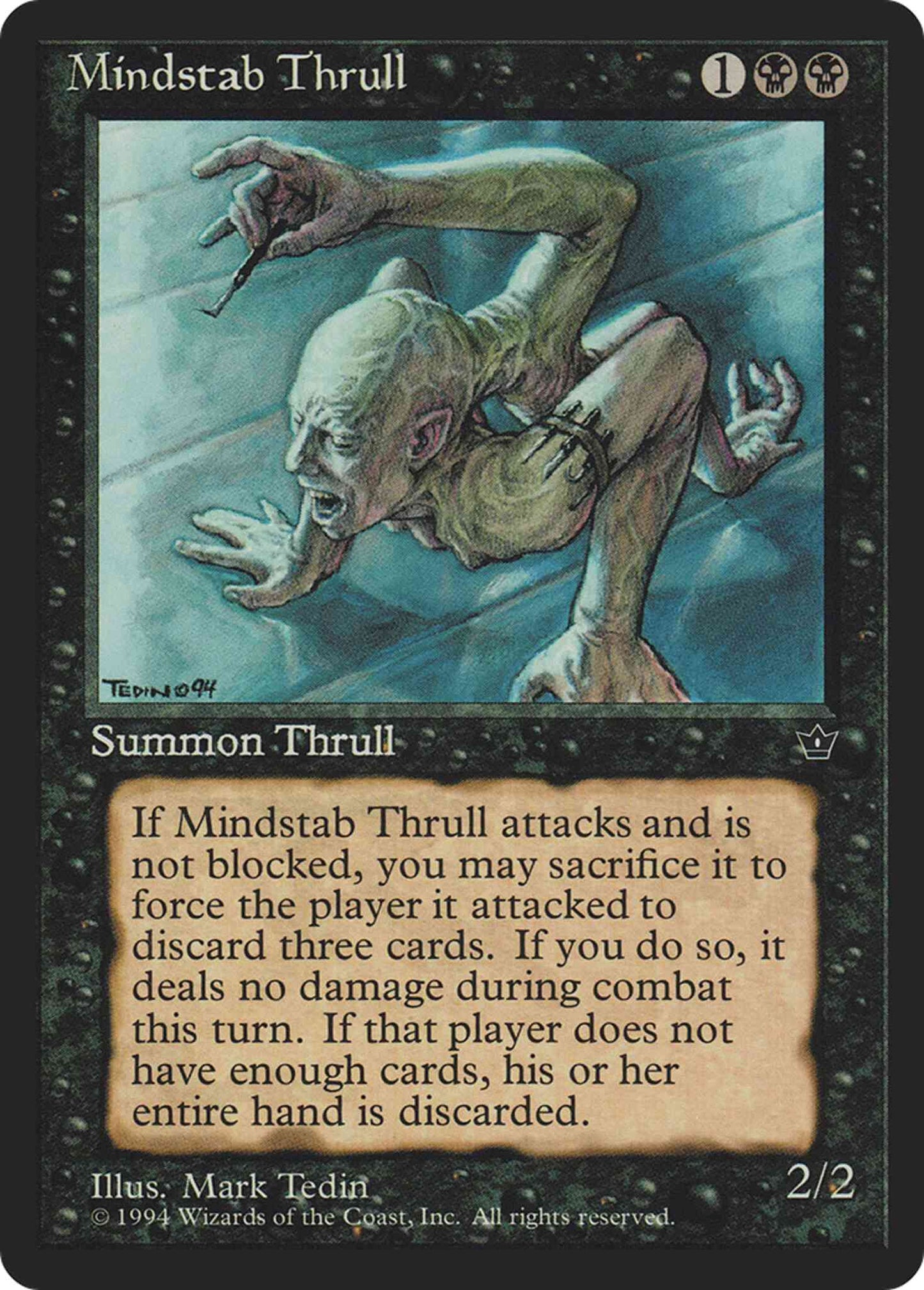 Mindstab Thrull [Mark Tedin] [40c] [Fallen Empires] [Non-Foil]