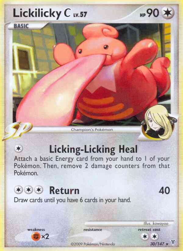Lickilicky C - 30/147 - Rare [pl3-30] [Non-Holo]
