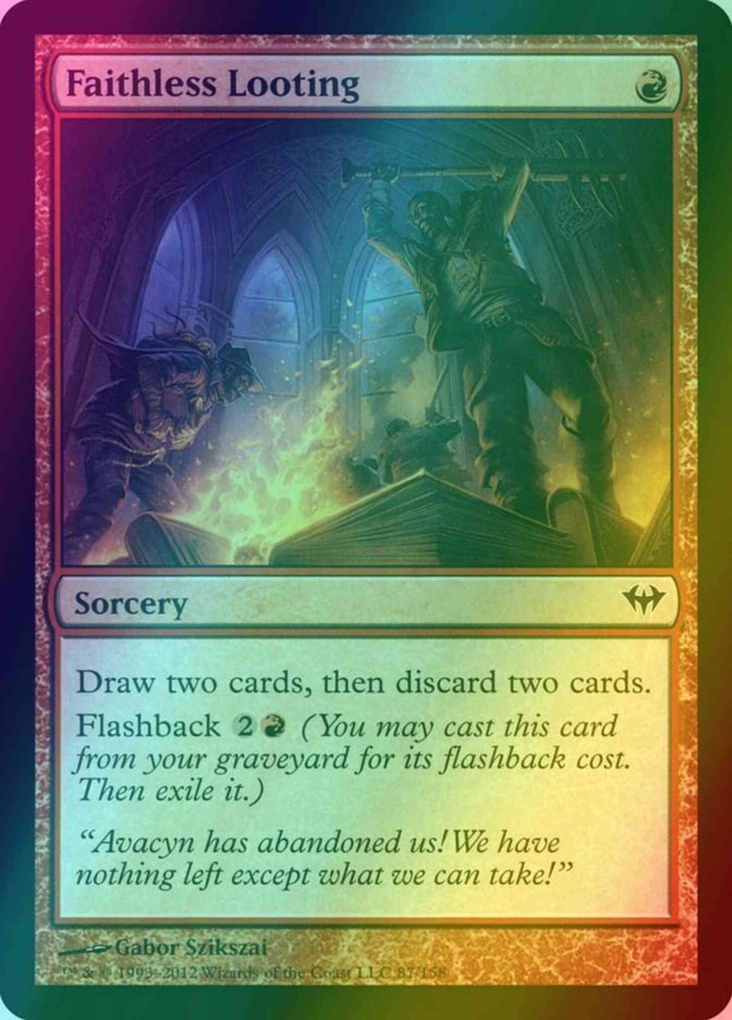 Faithless Looting [87] [Dark Ascension] [Foil]