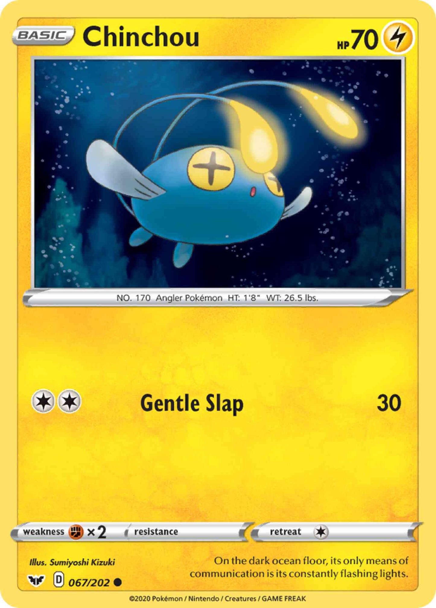 Chinchou - 067/202 - Common [swsh1-067] [Non-Holo]