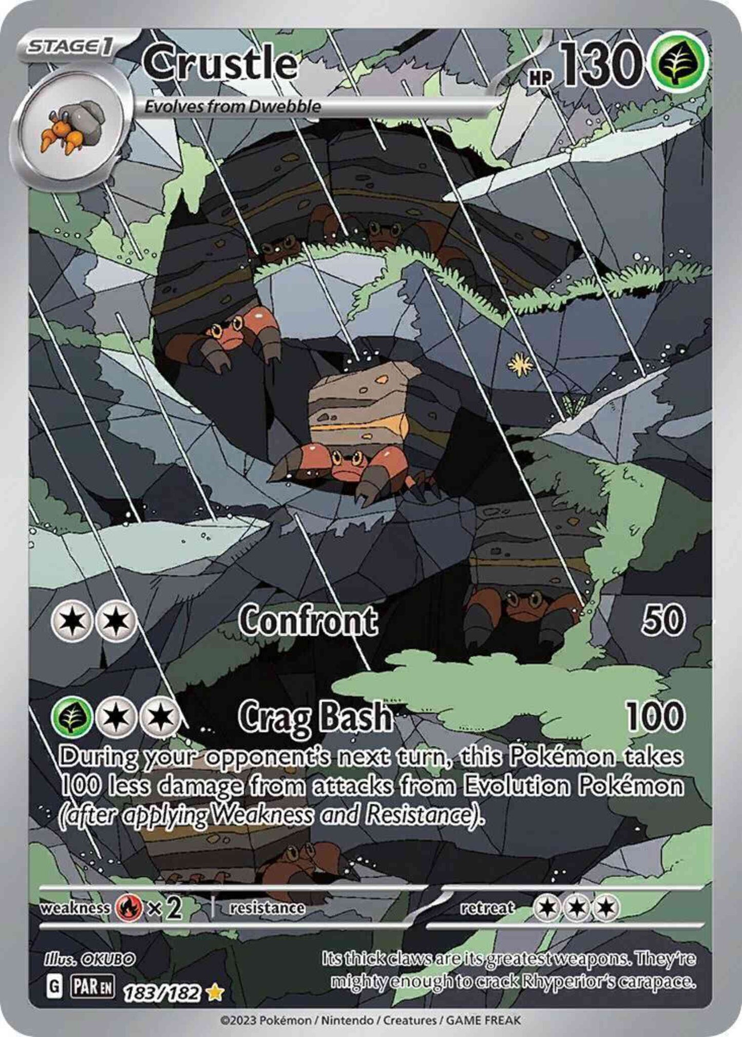 Crustle - 183/182 - Illustration Rare [sv04-183] [Ultra]
