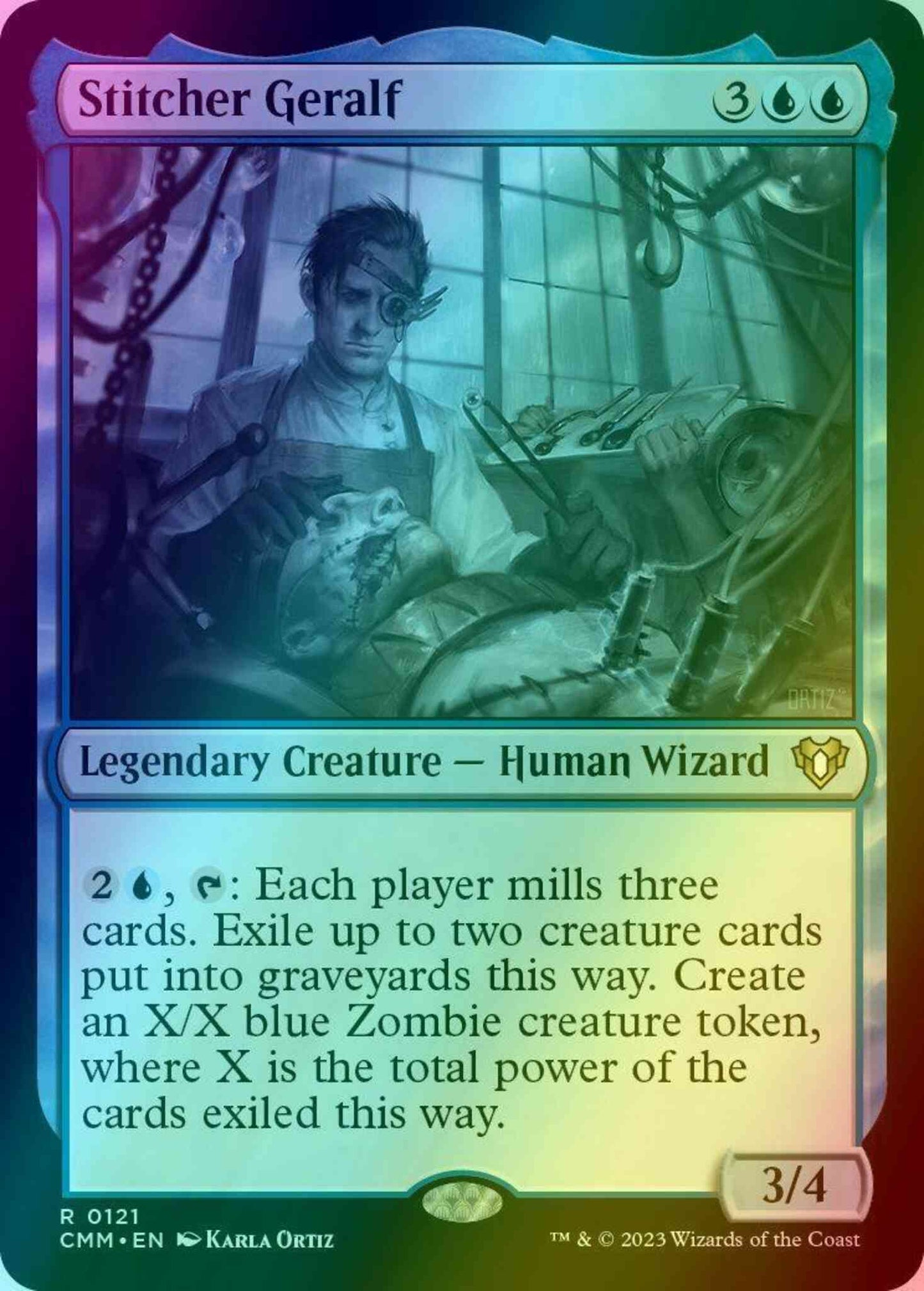 Stitcher Geralf [121] [Commander Masters] [Foil]