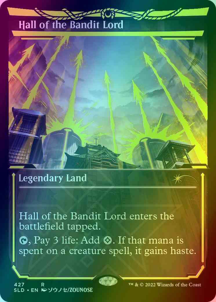 Hall of the Bandit Lord [0427] [Neon Ink Showcase] [Showcase: Neon Dynasty] [Secret Lair Drop] [Foil]