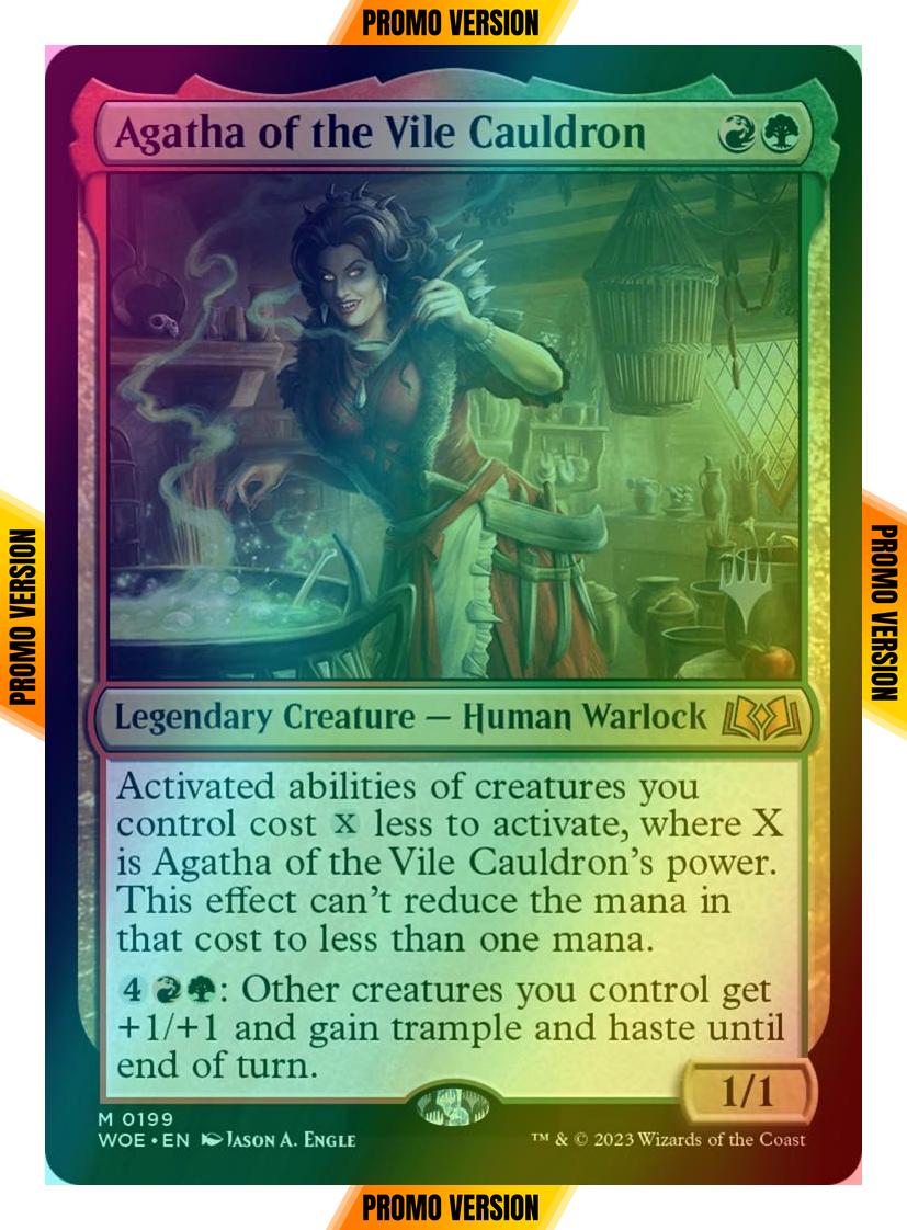 Agatha of the Vile Cauldron [199p] [Promo Pack] [Wilds of Eldraine: Promos] [Foil]