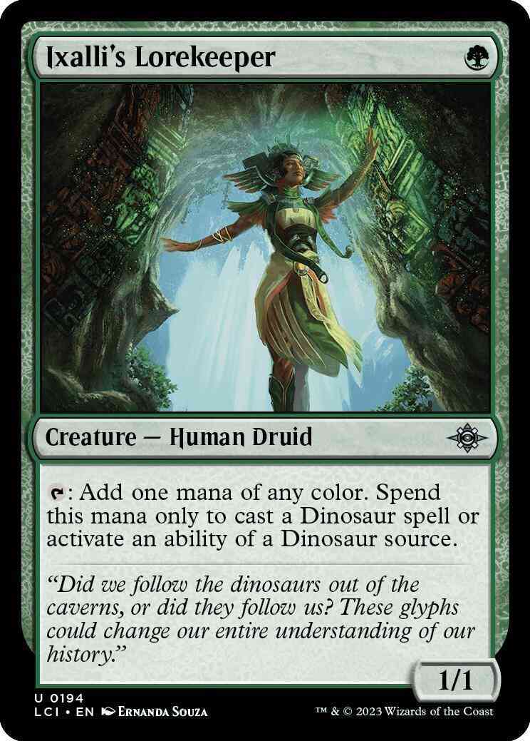 Ixalli's Lorekeeper [194] [The Lost Caverns of Ixalan] [Non-Foil]