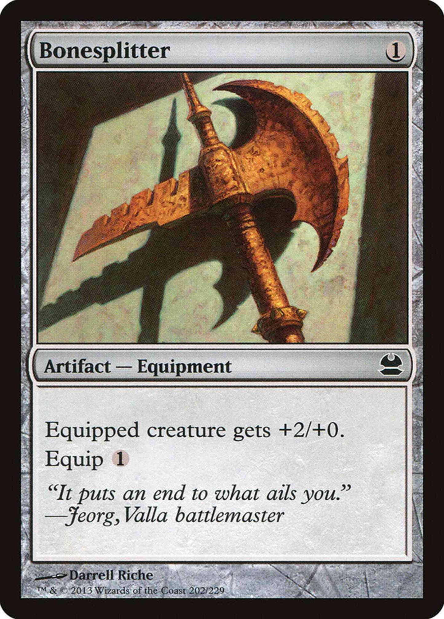 Bonesplitter [202] [Modern Masters] [Non-Foil]