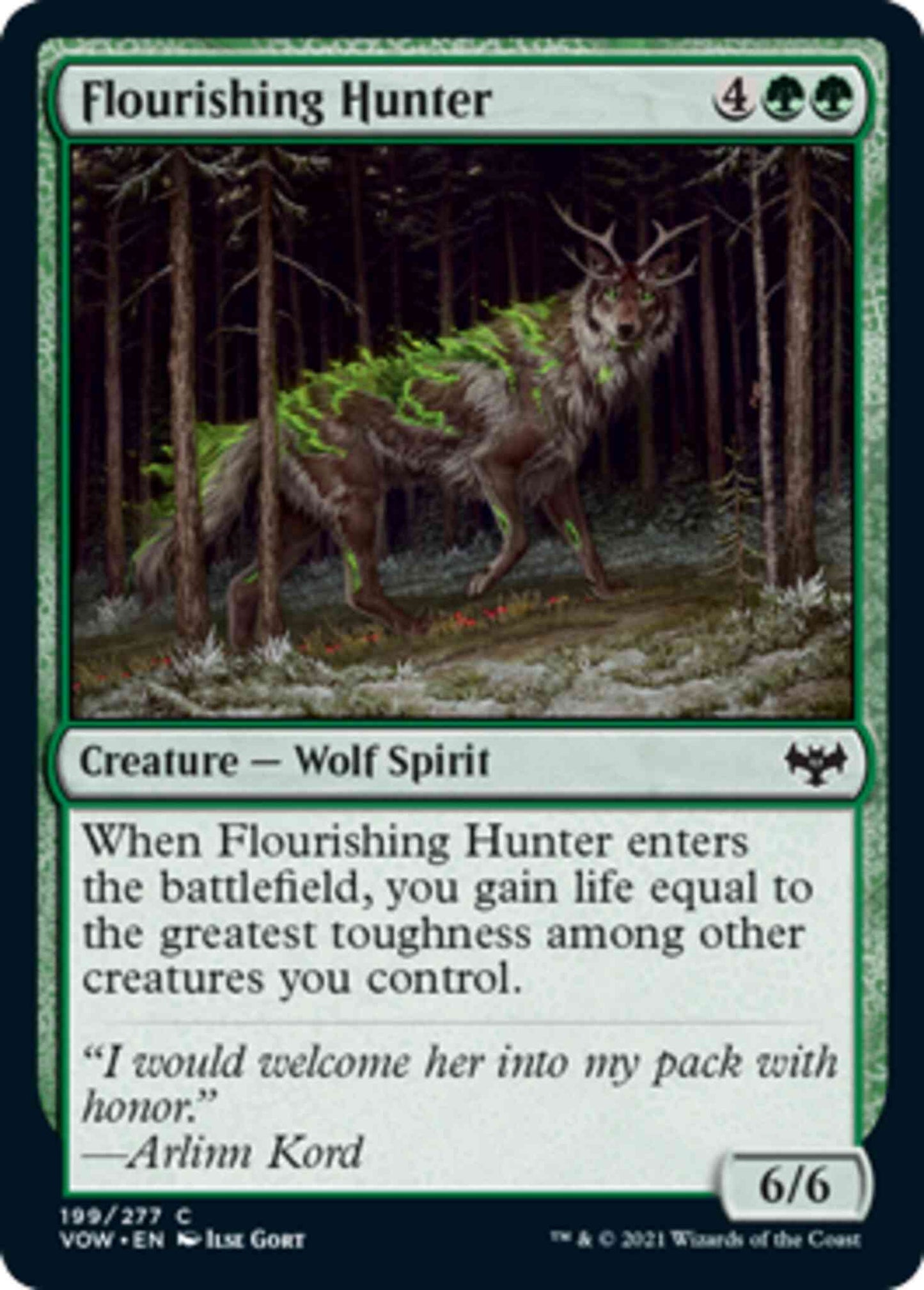 Flourishing Hunter [199] [Innistrad: Crimson Vow] [Non-Foil]