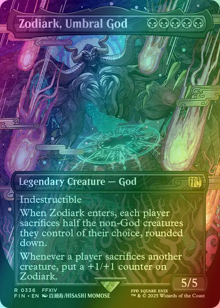 zodiark mtg card Zodiark, Umbral God [336] [Borderless] [FINAL FANTASY] [Foil] – Face to Face Games Type:White/Black We've been lucky enough Commander staples