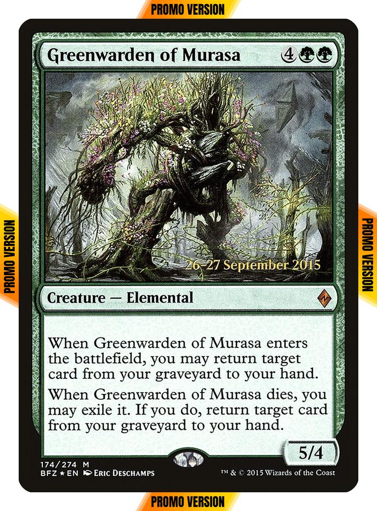 Greenwarden of Murasa [174s] [Battle for Zendikar Promos] [Foil]