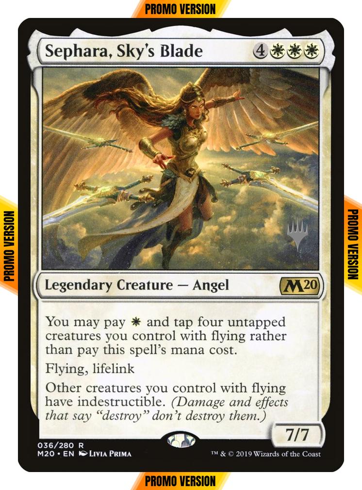 Sephara, Sky's Blade [36p] [Promo Pack] [Core Set 2020 Promos] [Non-Foil]