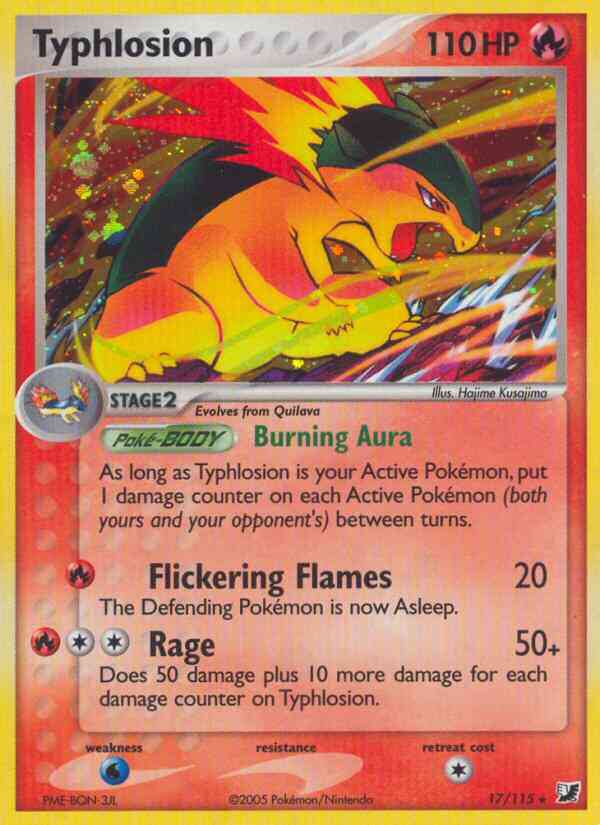Typhlosion - 17/115 - Rare Holo [ex10-17] [Holo]