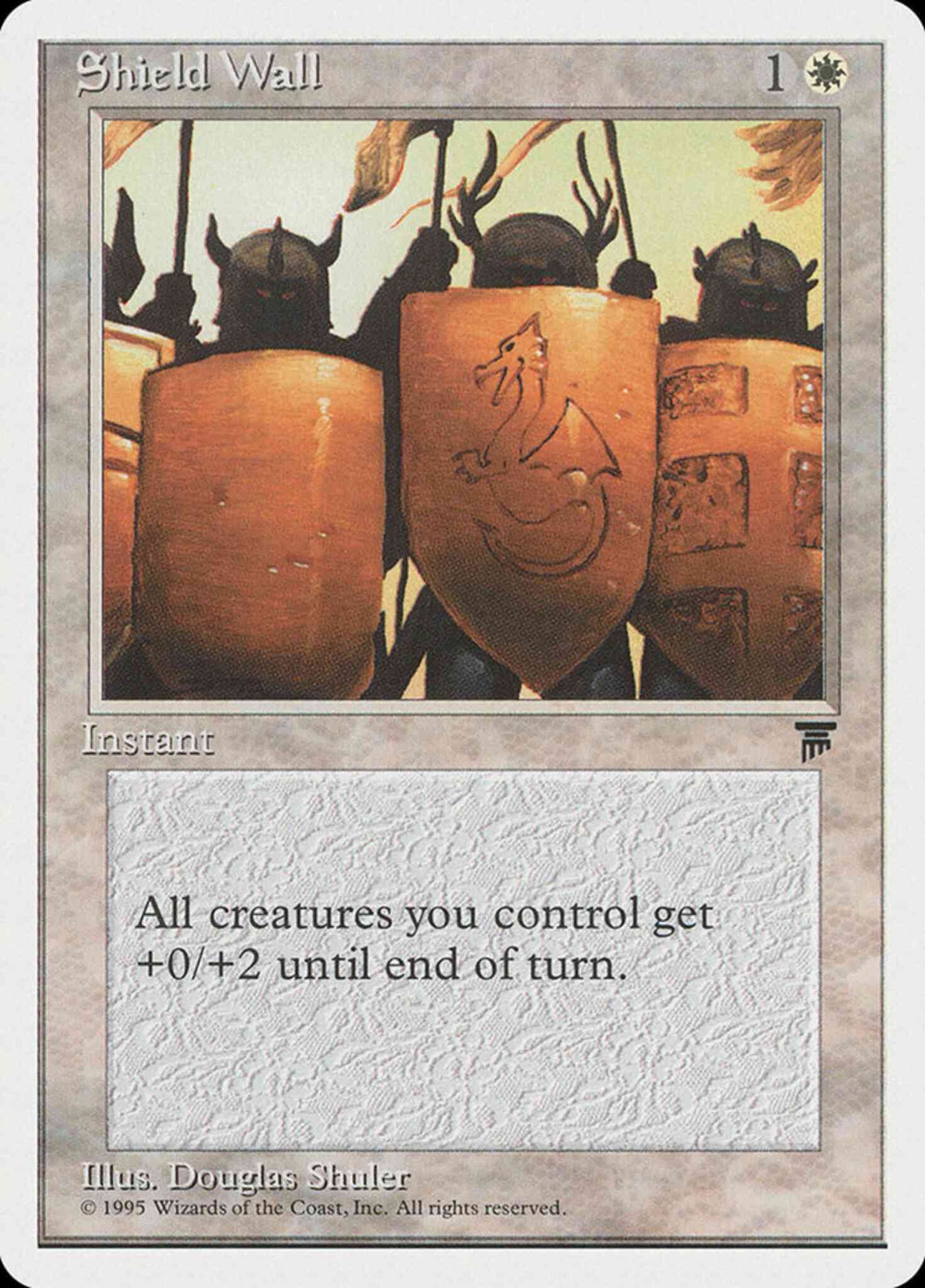 Shield Wall - Japanese [12] [Japanese Chronicles] [Non-Foil]