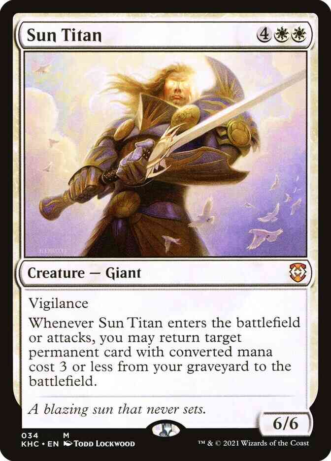 Sun Titan [34] [Kaldheim Commander] [Non-Foil]