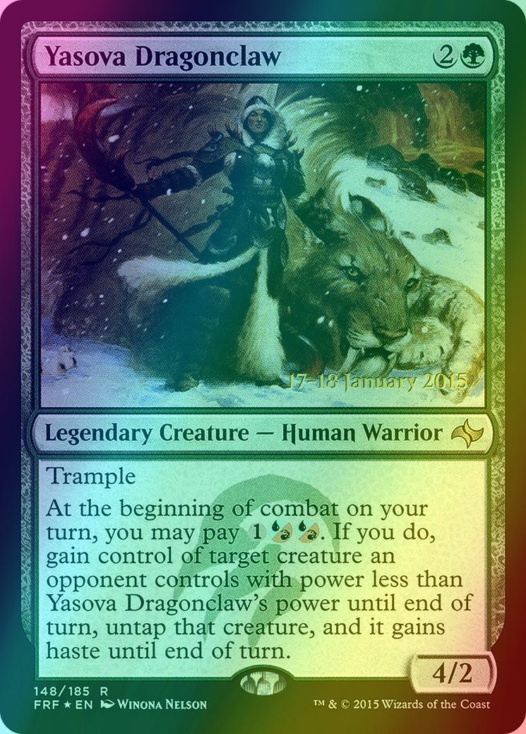 Yasova Dragonclaw [148s] [Fate Reforged Promos] [Foil]