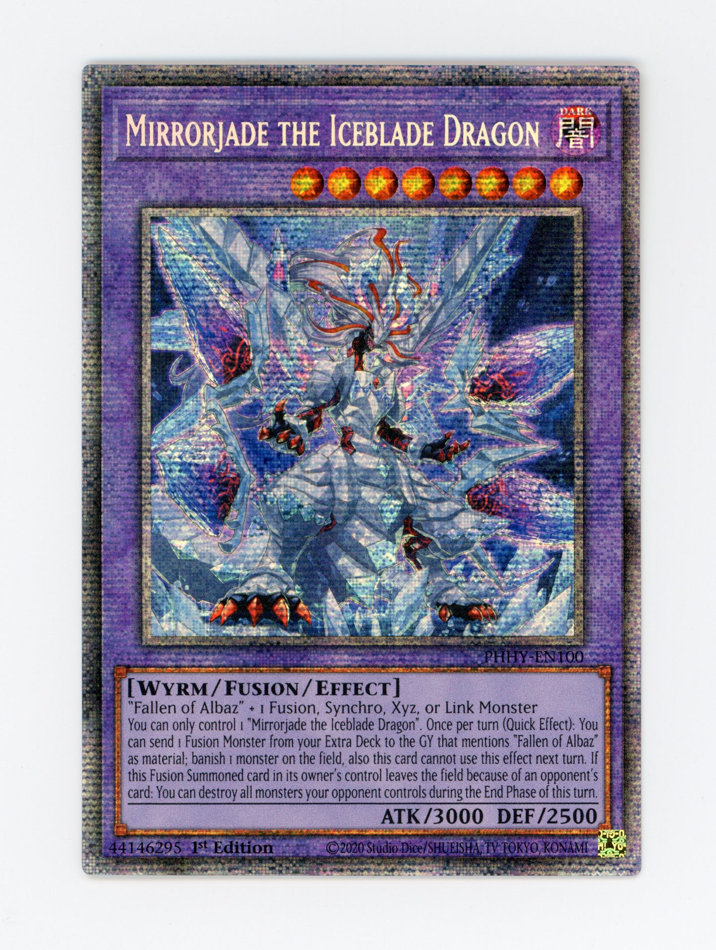 Mirrorjade the Iceblade Dragon — Starlight Rare|1st Edition — ID 19867