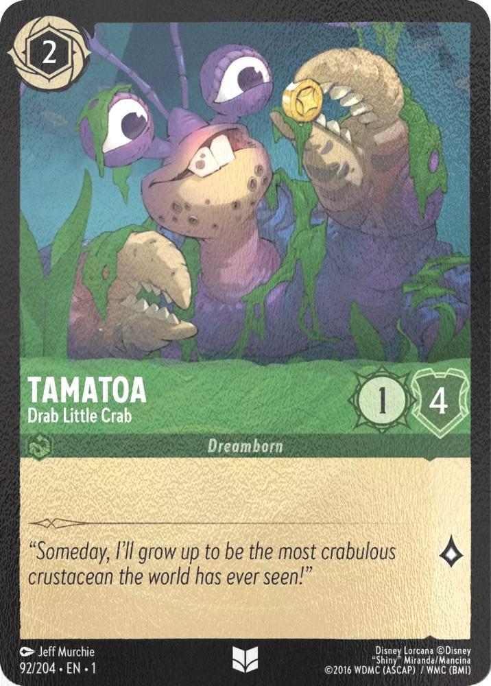 Tamatoa - Drab Little Crab - 92/204 [The First Chapter] [Cold Foil]