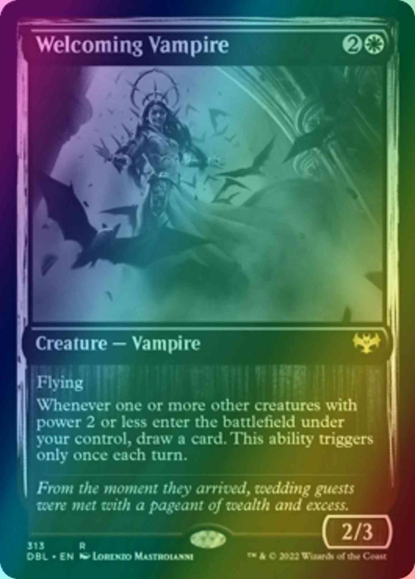 Welcoming Vampire [313] [Innistrad: Double Feature] [Foil]