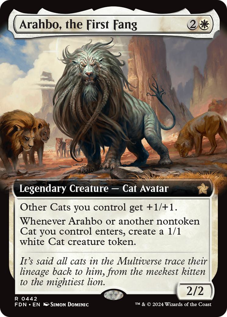 Arahbo, the First Fang [442] [Extended Art] [Foundations] [Non-Foil]