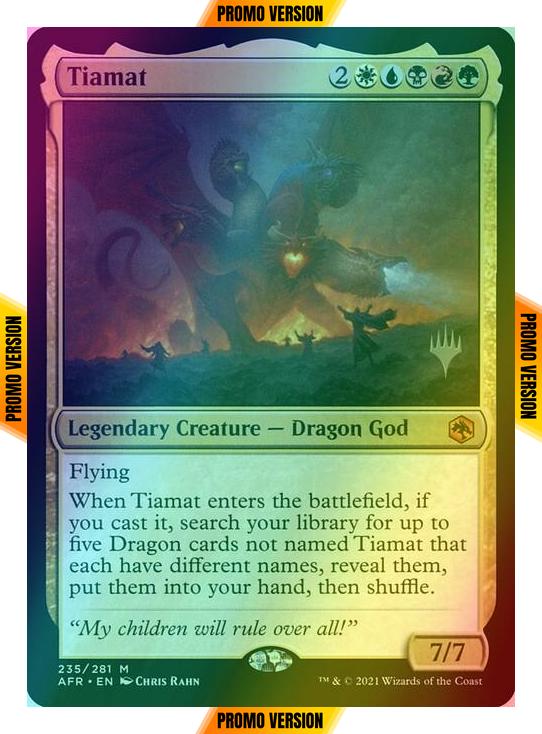 Tiamat [Promo Pack] [235p] [Adventures in the Forgotten Realms Promos] [Foil]
