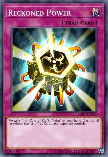 Reckoned Power - RGBT-EN073 - Common - 1st Edition