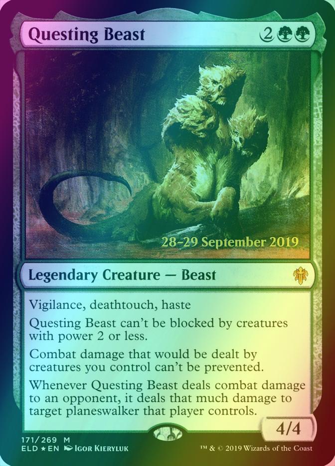 Questing Beast [171s] [Throne of Eldraine Promos] [Foil]