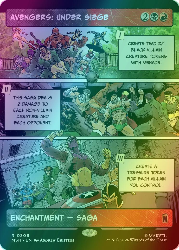 Avengers: Under Siege [306] [Panel Panel Showcase] [Marvel Super Heroes] [Foil]