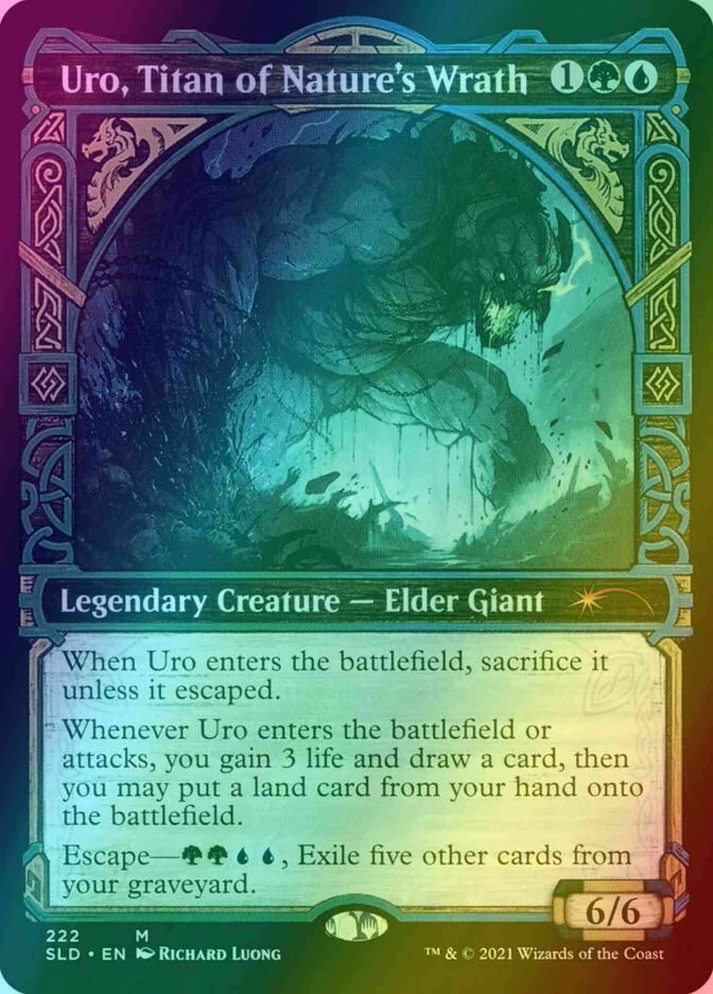 Uro, Titan of Nature's Wrath [0222] [Showcase: Kaldheim 1] [Secret
