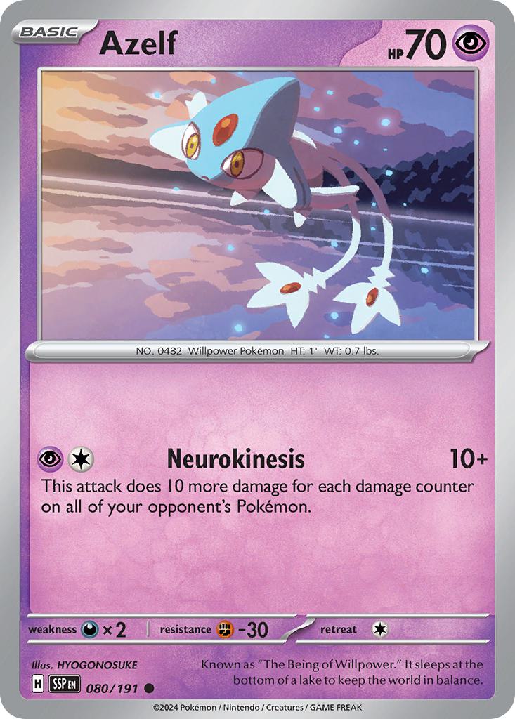 Azelf - 080/191 - Common [sv08-080] [Non-Holo]