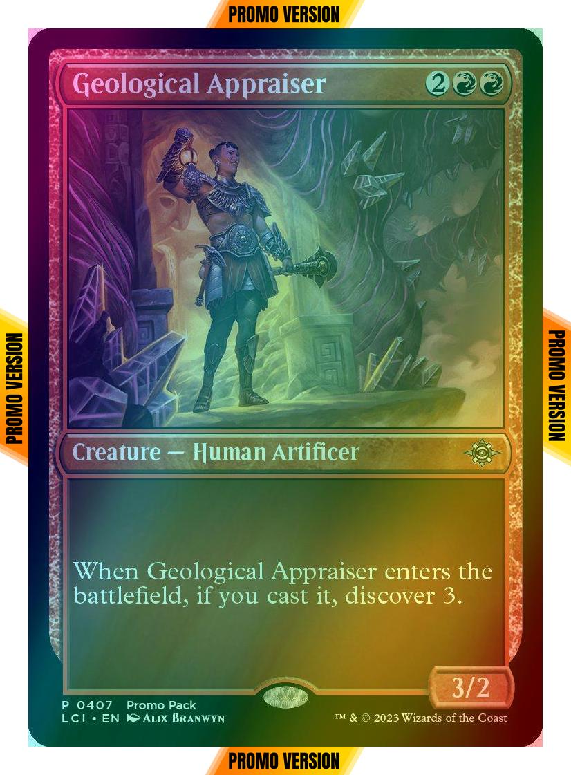 Geological Appraiser [407] [Dark Frame Promo Pack] [The Lost Caverns of Ixalan] [Foil]